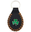 Milwaukee Leather Key Chain with Leather Original Pewter Emblem