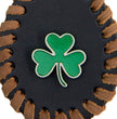 Milwaukee Leather Key Chain with Leather Original Pewter Emblem