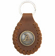 Milwaukee Leather Key Chain with Leather Original Pewter Emblem