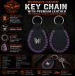 Milwaukee Leather Black Key Chain MLA9522