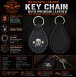 Milwaukee Leather Black Key Chain MLA9525
