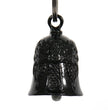 Milwaukee Leather MLB9008 Black 'Cross' Motorcycle Good Luck Bell | Key Chain Accessory for Bikers