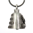 Milwaukee Leather MLB9014 'Ride Safely' Motorcycle Good Luck Bell | Key Chain Accessory for Bikers
