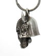 Milwaukee Leather MLB9029 'Viking Skull with Black Eyes' Motorcycle Good Luck Bell | Key Chain Accessory for Bikers