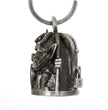 Milwaukee Leather MLB9038 'Gargoyle' Motorcycle Good Luck Bell | Key Chain Accessory for Bikers