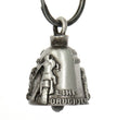 Milwaukee Leather MLB9041 'Like Mother-Like Daughter' Motorcycle Good Luck Bell | Key Chain Accessory for Bikers