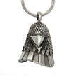 Milwaukee Leather MLB9042 'Bald Eagle Head' Motorcycle Good Luck Bell | Key Chain Accessory for Bikers