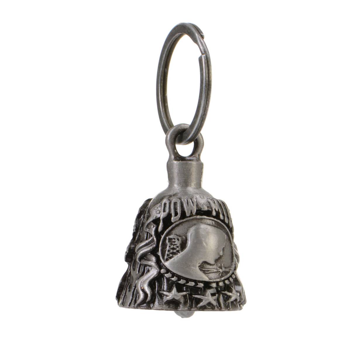 Milwaukee Leather MLB9054 'MIA POW 02' Motorcycle Good Luck Bell | Key Chain Accessory for Bikers