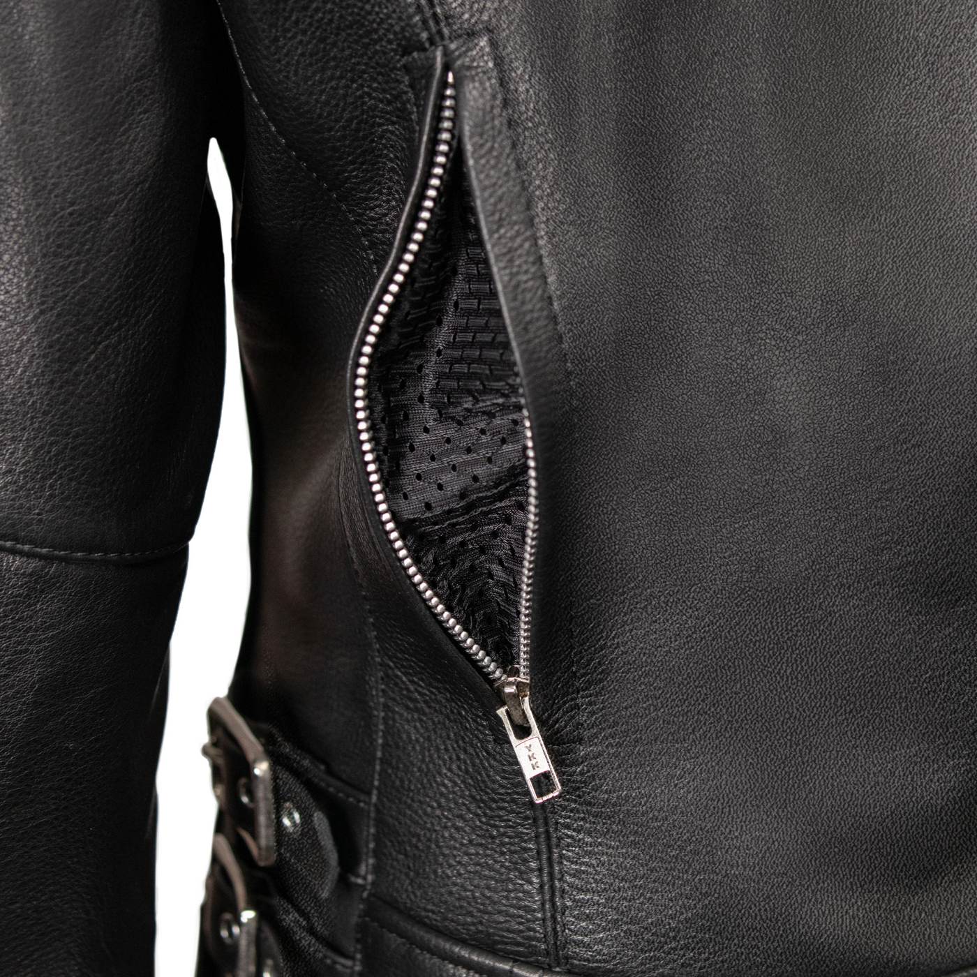 Milwaukee Leather USA MADE MLJKL5001 Women's Black Foxy Premium Motorcycle Leather Jacket with Vents