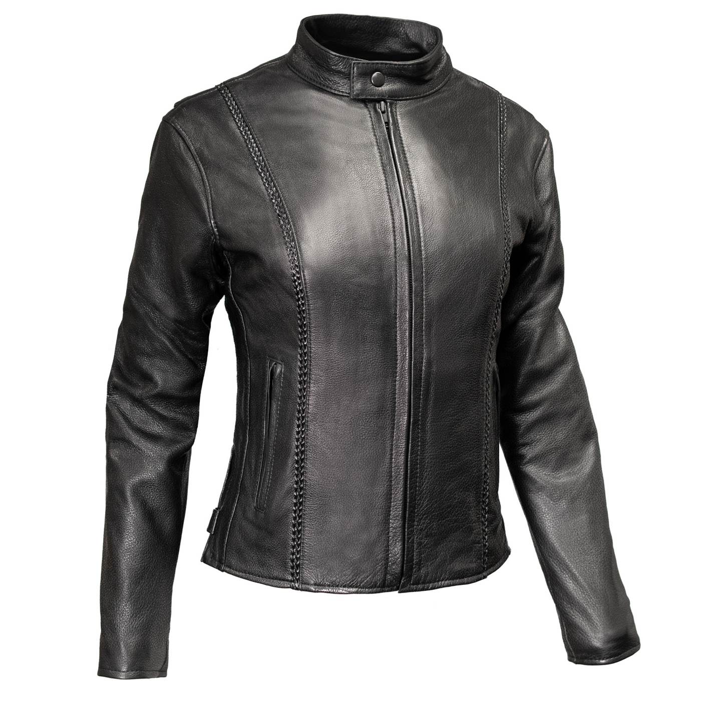 Milwaukee Leather USA MADE MLJKL5002 Women's Black Pristine