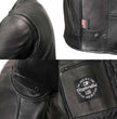 Milwaukee Leather USA MADE MLJKM5001 Men's Black Road Racer Premium Leather Motorcycle Jacket