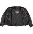 Milwaukee Leather USA MADE MLJKM5001 Men's Black Road Racer Premium Leather Motorcycle Jacket