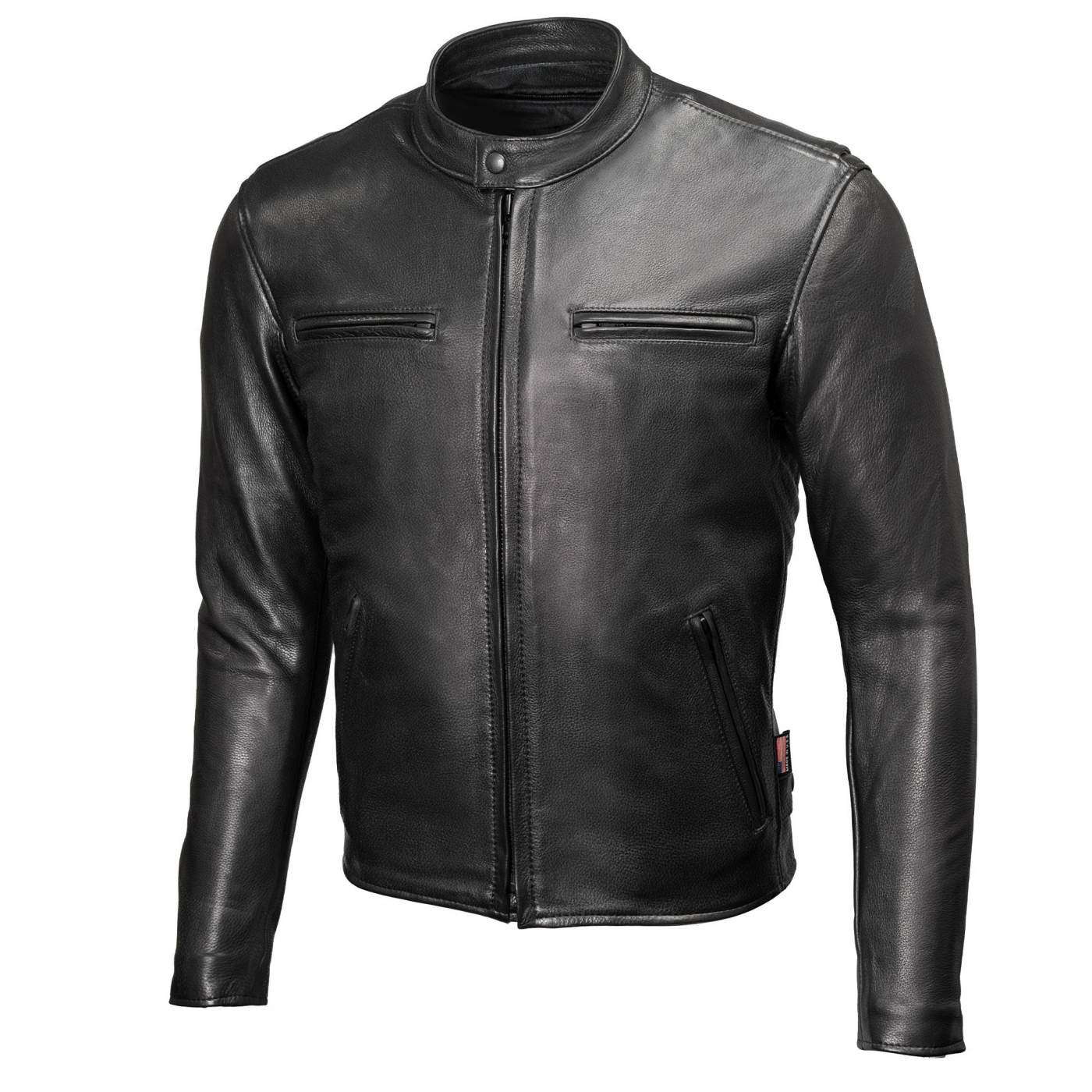 Milwaukee Leather USA MADE MLJKM5001 Men's Black Road Racer