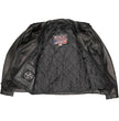 Milwaukee Leather USA MADE MLJKM5008 Men's Black Revolve Premium Leather Vented Motorcycle Jacket