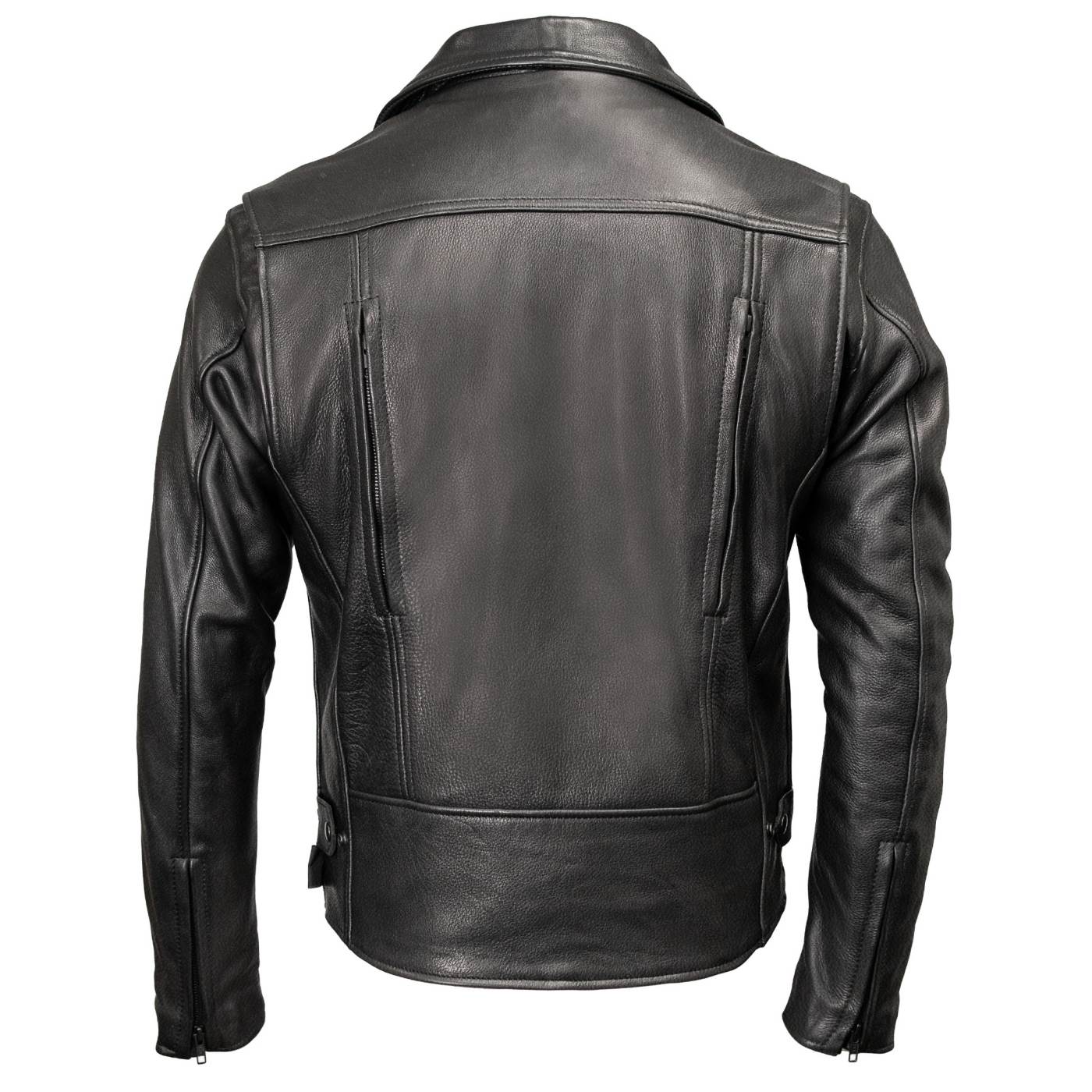Milwaukee Leather USA MADE MLJKM5008 Men's Black Revolve Premium Leather Vented Motorcycle Jacket