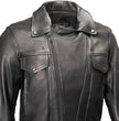 Milwaukee Leather USA MADE MLJKM5008 Men's Black Revolve Premium Leather Vented Motorcycle Jacket