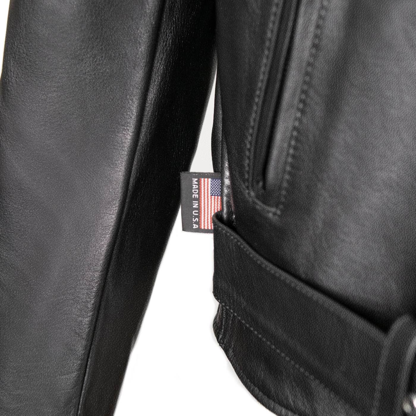 Milwaukee Leather USA MADE MLJKM5009 Men's Black The Dean Premium