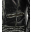 Milwaukee Leather MLL2526 Women's 'Elegant' Distressed Gray Detail Laced Leather Jacket