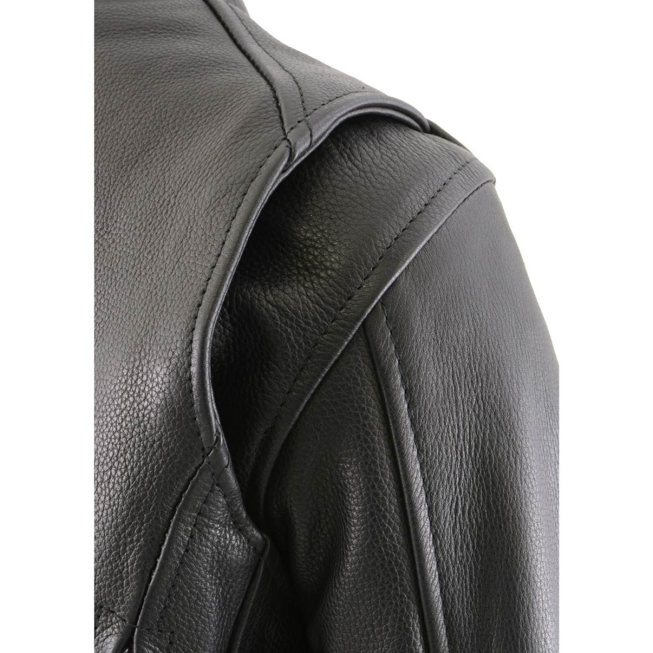 Milwaukee Leather MLL2530 Women's Vented Black Leather Scooter Jacket