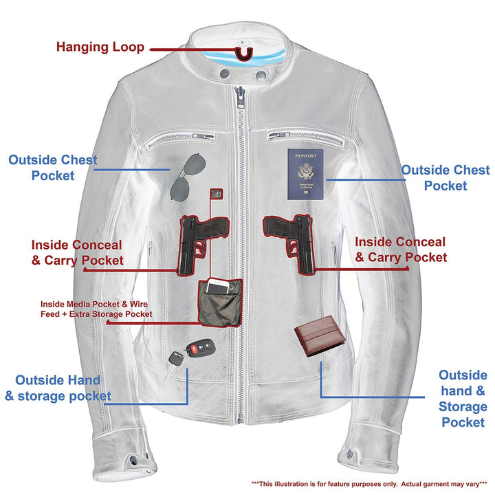 Milwaukee Leather MLL2552 Women&