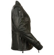 Milwaukee Leather MLL2560 Women's Black 3/4 Length Gator Embossed Leather Jacket