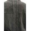 Milwaukee Leather MLL2565 Women's Black Fringed Lightweight Leather Racer Motorcycle Jacket