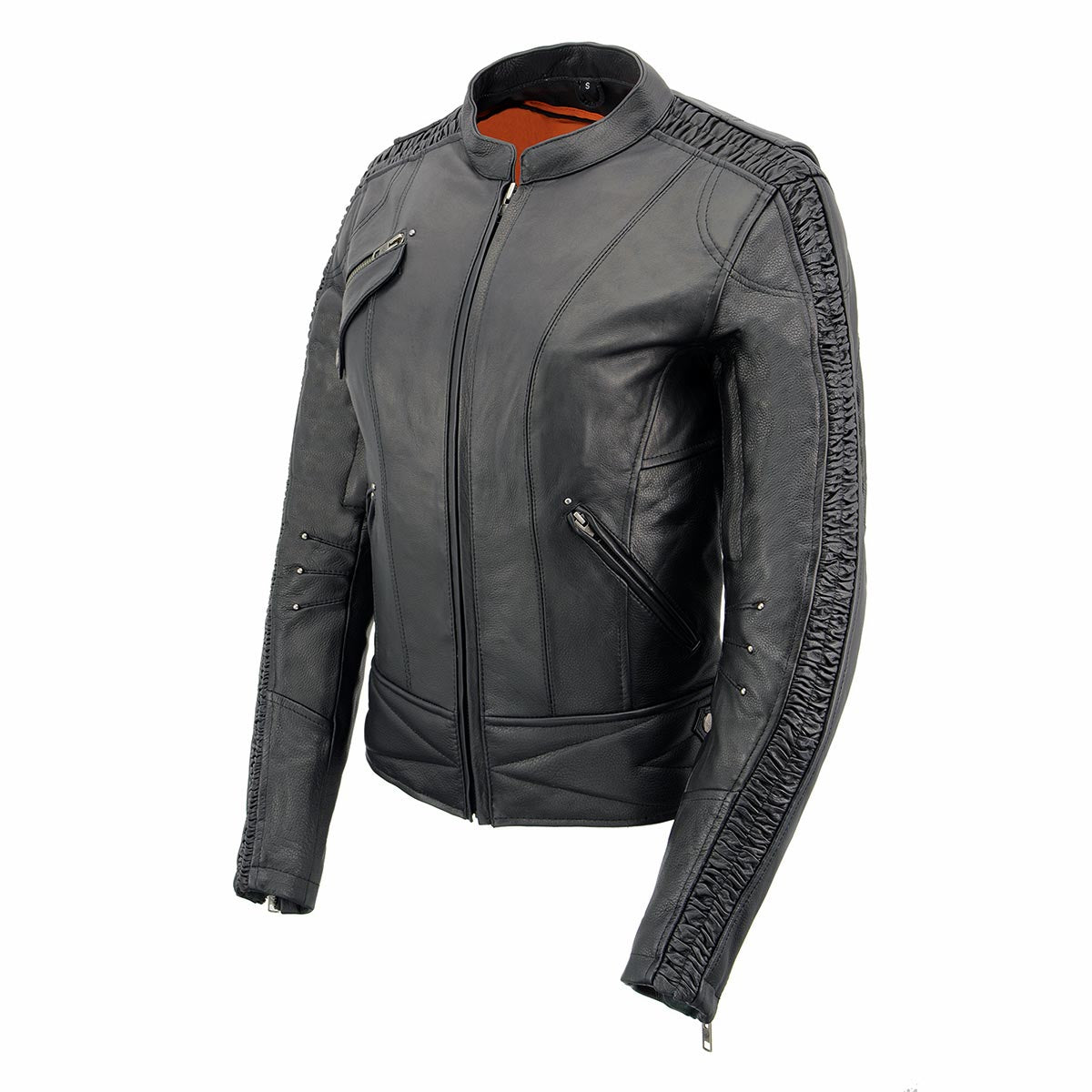 Milwaukee Leather MLL2570 Women's Black 'Phoenix Embroidered
