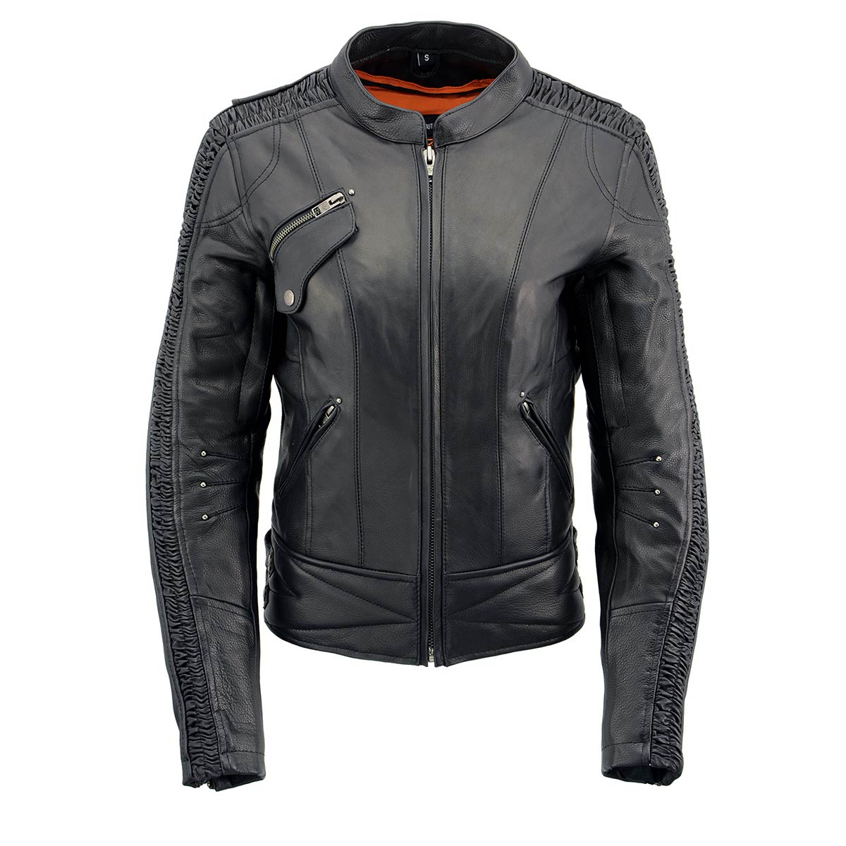 Milwaukee Leather MLL2570 Women's Black 'Phoenix Embroidered