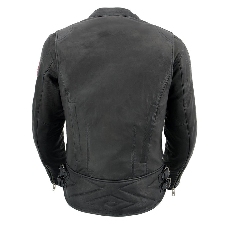 Milwaukee Leather MLL2571 Womens Black and Pink &