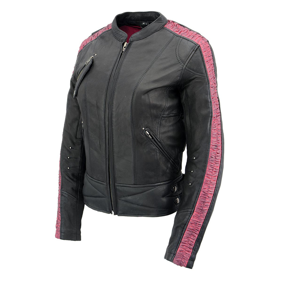 Milwaukee Leather MLL2571 Womens Black and Pink &