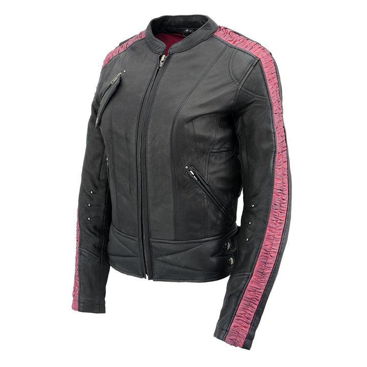 Milwaukee Leather MLL2571 Womens Black and Pink &