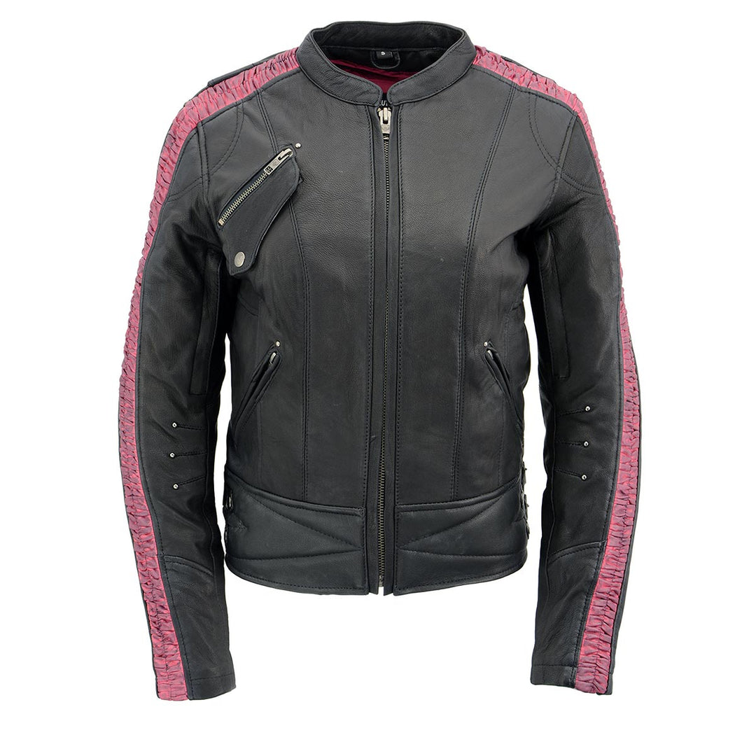 Milwaukee Leather MLL2571 Womens Black and Pink &