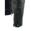 Milwaukee Leather MLL2581 Women's Black 'Classic' Leather Lightweight Long Length Vented Jacket
