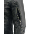 Milwaukee Leather MLL2581 Women's Black 'Classic' Leather Lightweight Long Length Vented Jacket