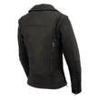 Milwaukee Leather MLL2581 Women's Black 'Classic' Leather Lightweight Long Length Vented Jacket