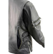 Milwaukee Leather MLL2585 Women's Black Premium Leather Motorcycle Rider Jacket with Rivets