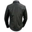 Milwaukee Leather MLL2600 Women's Black Premium Leather Shirt Style Jacket w/ Removable Liner