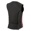 Milwaukee Leather MLL4571 Women's Black and Pink Lightweight Motorcycle Leather Vest w/ Crinkled Leather Design