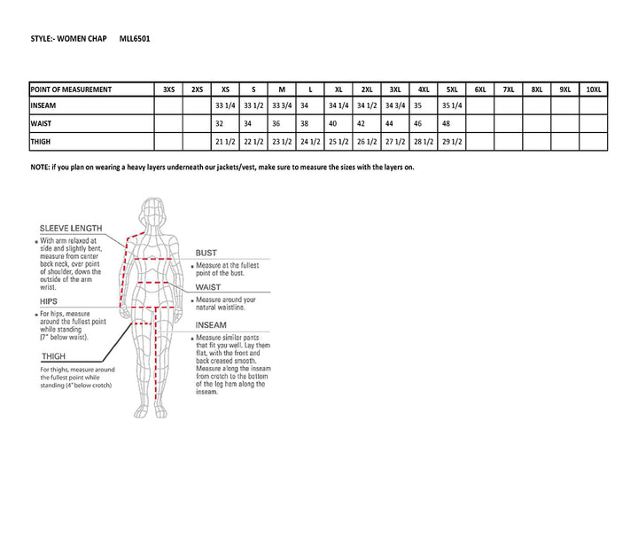Milwaukee Leather MLL6501 Women&