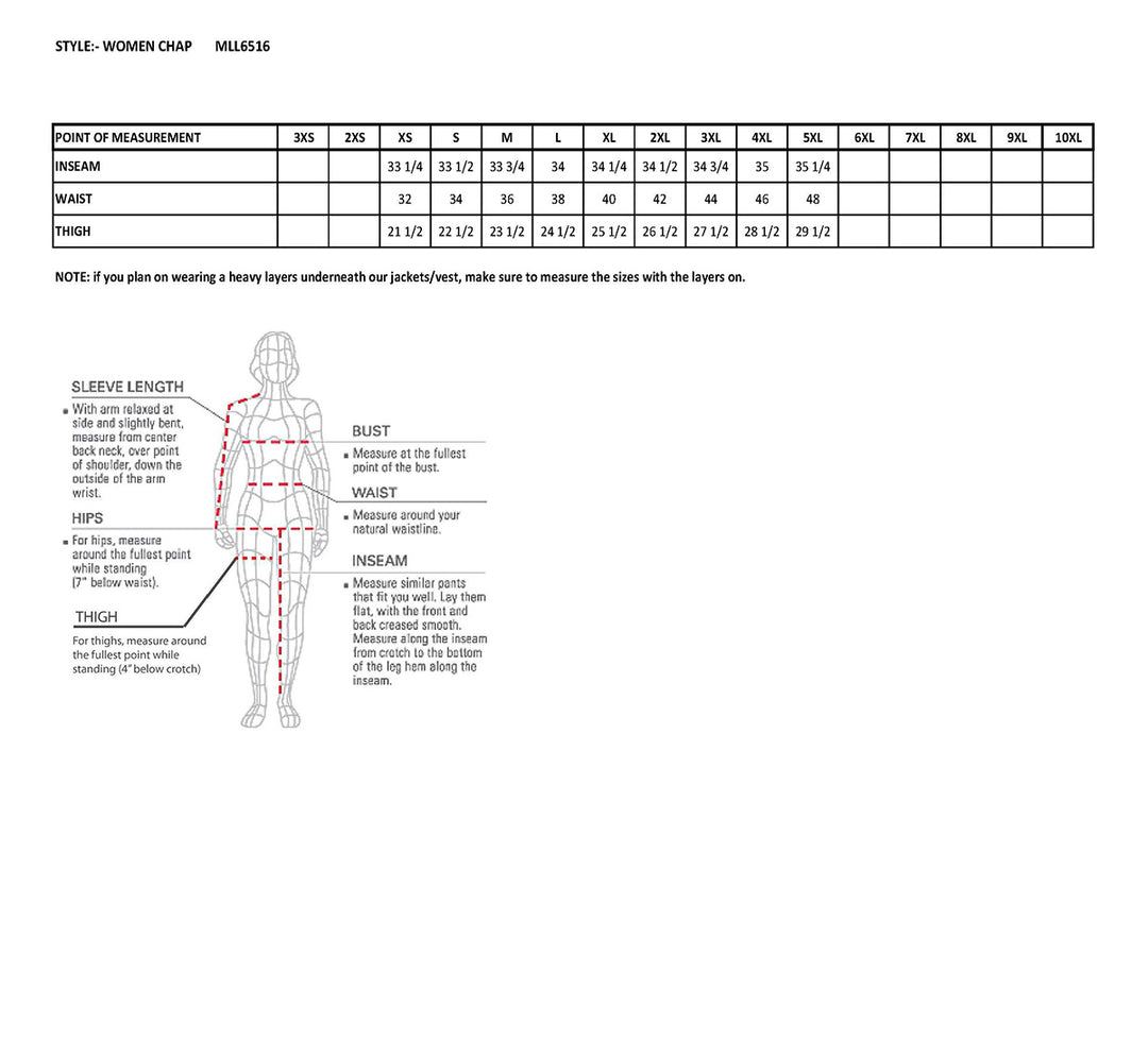 Milwaukee Leather MLL6515 Women&