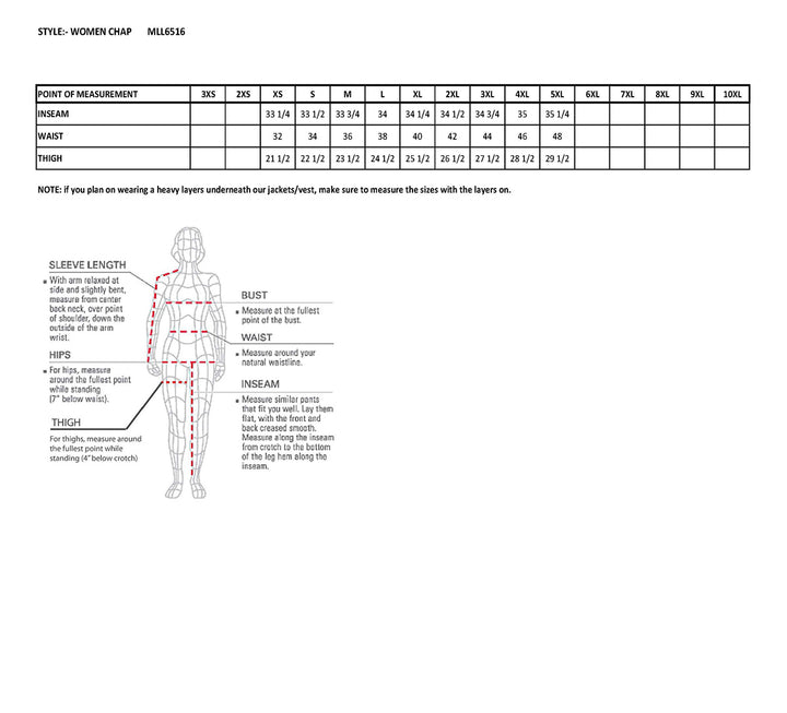 Milwaukee Leather MLL6515 Women&