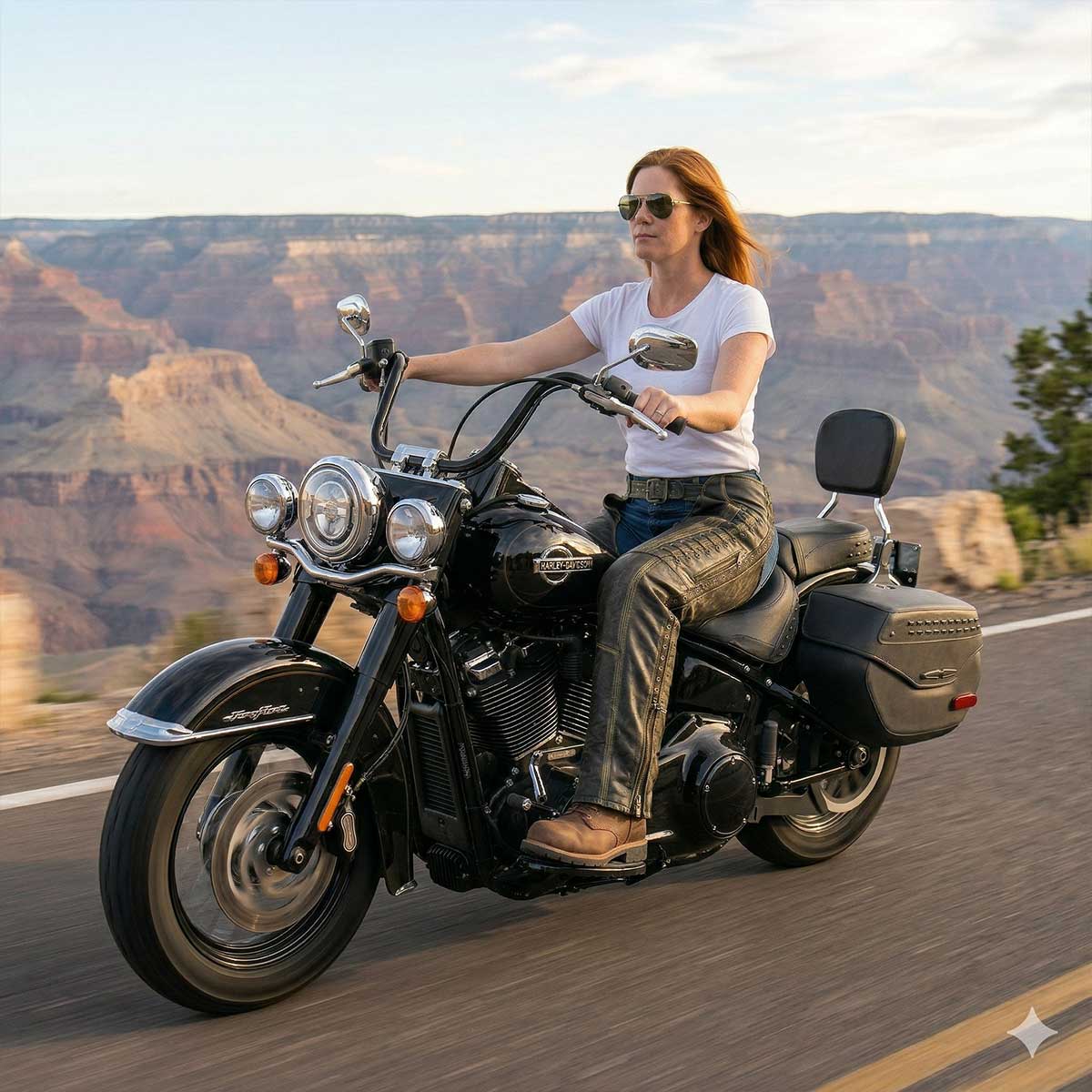 Milwaukee Leather Chaps for Women Black Premium Skin Rubbed Seams