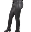 Milwaukee Leather MLL6690 'Sandy' Women’s Black Lambskin Stretch Leather Pants