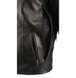 Milwaukee Leather MLM1502 Men's Black Premium Leather Vented Motorcycle Biker Jacket w/ Cool-Tec Leather Treatment Tech