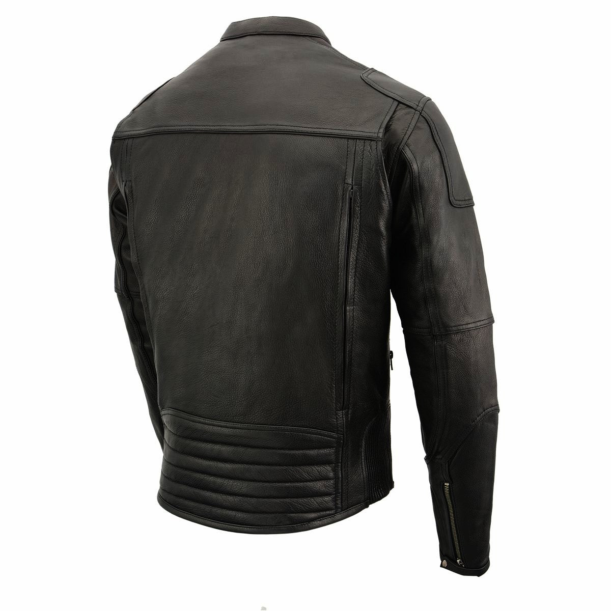 Milwaukee Leather MLM1502 Men's Black Premium Leather Vented