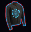 Milwaukee Leather MLM1502 Men's Black Premium Leather Vented Motorcycle Biker Jacket w/ Cool-Tec Leather Treatment Tech