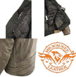 Milwaukee Leather MLM1503 Men's Distressed Brown Racer Motorcycle Vented Leather Rider Jacket