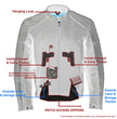 Milwaukee Leather MLM1507 Men's Black ‘Super-Clean’ Sport Style Biker Jacket