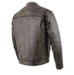 Milwaukee Leather MLM1508 Men's Distressed Brown Premium Leather Motorcycle Rider Jacket