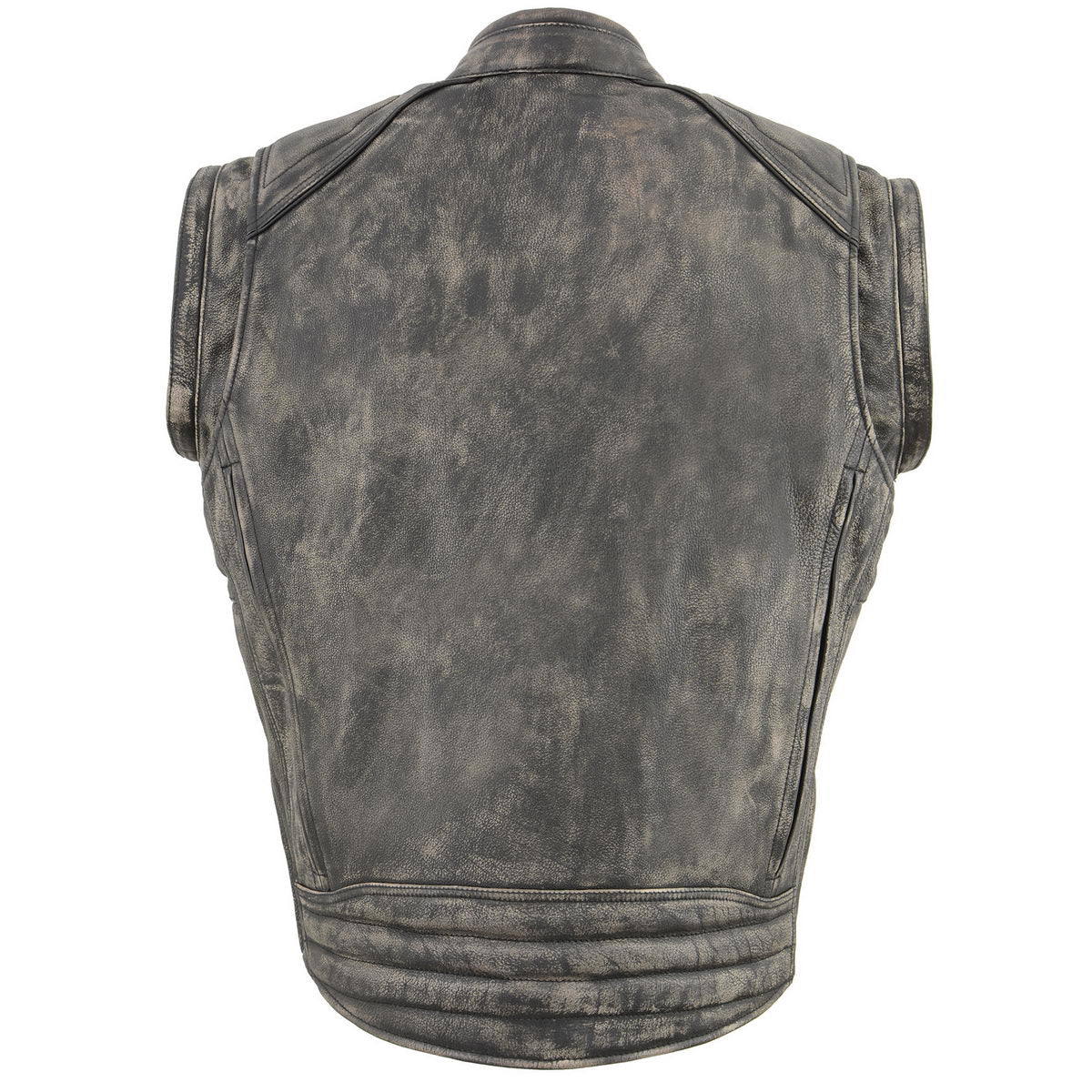Milwaukee Leather MLM1509 Men's Distressed Brown '2 in 1' Leather